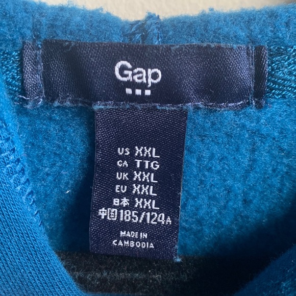 ✨GAP BLUE HOODIE SIZE XXL - Picture 3 of 4
